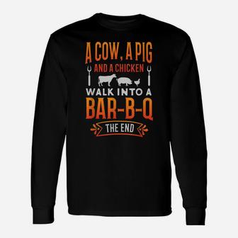 Barbecue BBQ Joke Gift For Grill Master Chef Unisex Long Sleeve | Crazezy