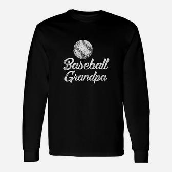 Baseball Grandpa Cute Family Fan Gift Unisex Long Sleeve | Crazezy