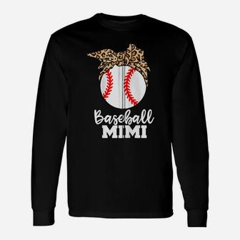 Baseball Mimi Funny Leopard Mimi Zip Hoodie Unisex Long Sleeve | Crazezy