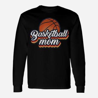 Basketball Mom Vintage 90s Style Basketball Mother Gift Unisex Long Sleeve | Crazezy AU
