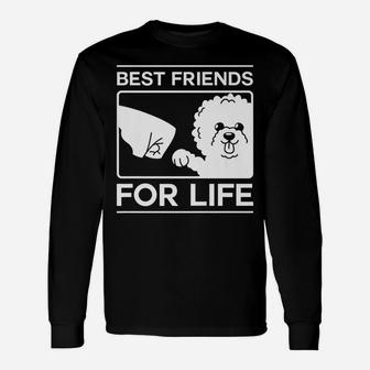 Best Friends For Life Bichon Frise Dog Owner Christmas Gift Unisex Long Sleeve | Crazezy CA