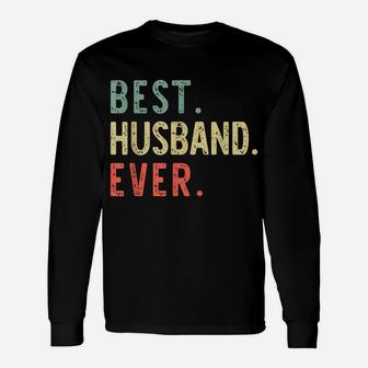 Best Husband Ever Funny Cool Vintage Gift Christmas Unisex Long Sleeve | Crazezy DE