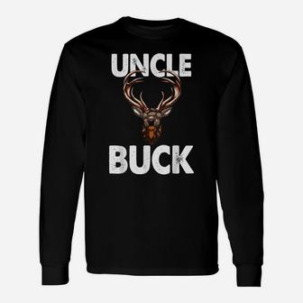 Best Uncle Buck Ever Tee Shirt Funny Men Hunting Deer Buck Unisex Long Sleeve | Crazezy AU