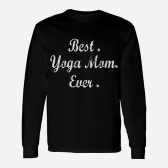 Best Yoga Mom Sport Gift For Mama Mothers Day Unisex Long Sleeve | Crazezy DE