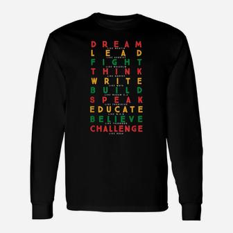 Black History Month African American Country 2019 Unisex Long Sleeve | Crazezy