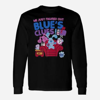 Blue's Clues & You Group Shot Just Figured Out Blue's Clues Unisex Long Sleeve | Crazezy CA