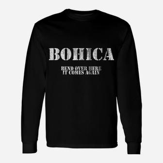 Bohica Definition Tshirt - Funny Military Saying Distressed Unisex Long Sleeve | Crazezy AU