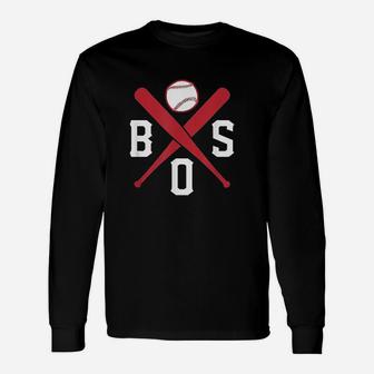 Boston Baseball Vintage Massachusetts Retro Unisex Long Sleeve | Crazezy