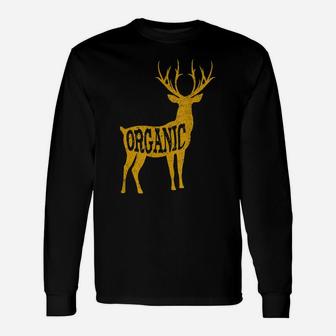 Bow Hunting Gear Vintage Organic Deer Outdoors Archery Gift Unisex Long Sleeve | Crazezy AU