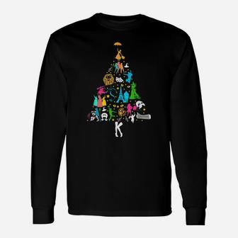 Broadway Musical Theatre Christmas Tree Funny Xmas Unisex Long Sleeve | Crazezy