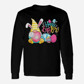 Bunny Gnome Rabbit Eggs Hunting Happy Easter Day Funny Unisex Long Sleeve | Crazezy CA
