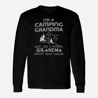 Camping Grandma Much Cooler Camping Grandma Unisex Long Sleeve | Crazezy AU