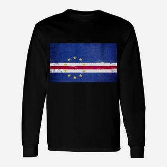Cape Verdian Cape Verde Flag Sweatshirt Unisex Long Sleeve | Crazezy