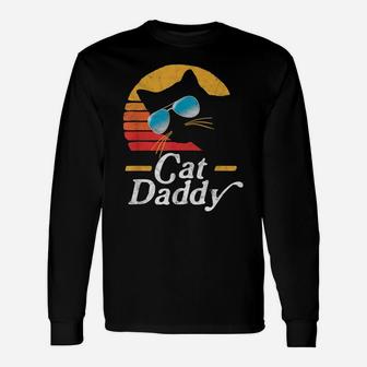 Cat Daddy Vintage 80S Style Cat Retro Sunglasses Distressed Unisex Long Sleeve | Crazezy CA