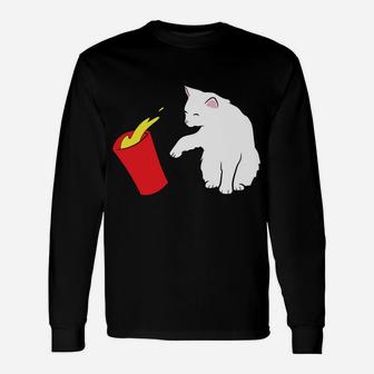 Cat Owner Gift Love Cats I Do What I Want Funny Cat Unisex Long Sleeve | Crazezy AU
