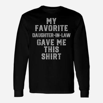 Christmas Gift For Father Mother In Law Funny Birthday Gifts Unisex Long Sleeve | Crazezy DE
