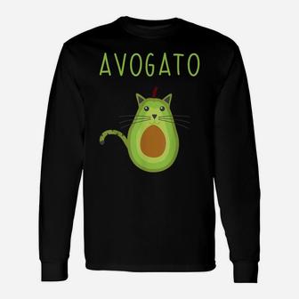 Cinco De Mayo Shirts Cinco De Meow Avogato Cat Avocado Tees Unisex Long Sleeve | Crazezy UK
