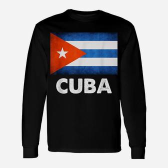 Cuba Cuban Flag Unisex Long Sleeve | Crazezy UK