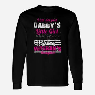 Daddy's Little Girl Veteran's Daughter T Shirt Unisex Long Sleeve | Crazezy