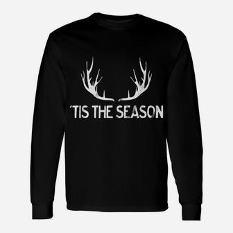 Deer Hunting Season Buck Tshirt For Hunters Unisex Long Sleeve | Crazezy