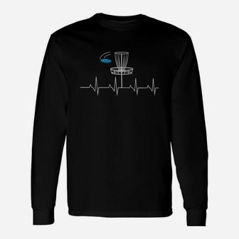 Disc Golf Heartbeat - Mens Premium T-shirt 1 Unisex Long Sleeve | Crazezy DE