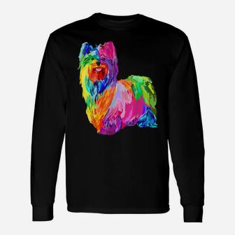 Dog Lover Gifts Yorkie For Womens Yorkshire Terrier Mens Unisex Long Sleeve | Crazezy UK