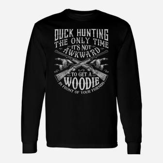 Duck Hunting T Shirt Men Women Funny Hunter Friends Gifts Unisex Long Sleeve | Crazezy CA