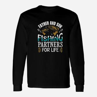 Father And Son Fishing Partners For Life Unisex Long Sleeve | Crazezy