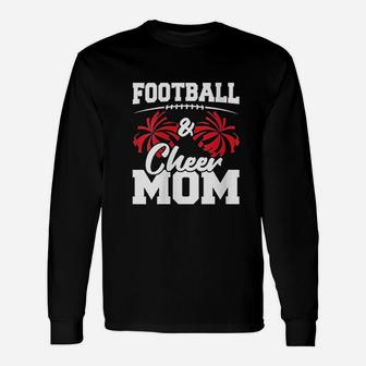 Football And Cheer Mom High School Sports Cheerleading Unisex Long Sleeve | Crazezy DE