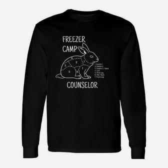 Freezer Camp Rabbit Meat - Funny Homestead And Hunter Unisex Long Sleeve | Crazezy AU