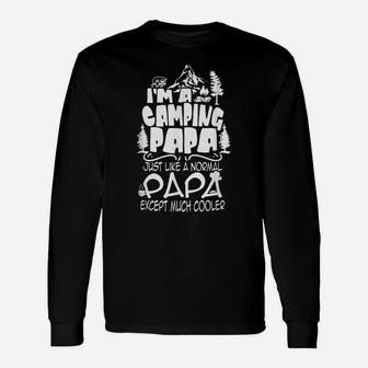 Funny Camping Clothes, Campfire Shirt I'm A Camping Papa Unisex Long Sleeve | Crazezy CA