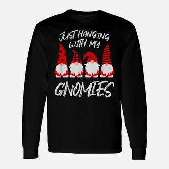 Funny Elves Christmas Gnomies Matching Family Pajama Costume Unisex Long Sleeve | Crazezy DE