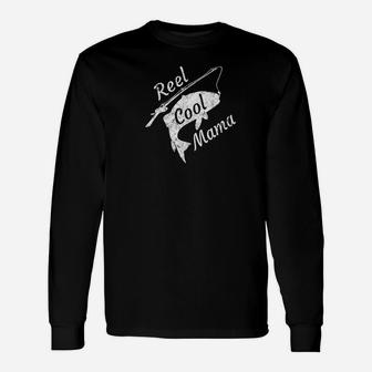 Funny Family Gift Reel Cool Mama Cute Fishing Unisex Long Sleeve | Crazezy AU