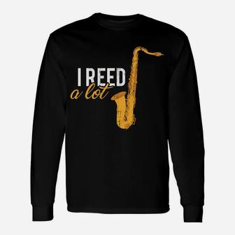 Funny Saxophonist Gift Jazz Musical Instrument Saxophone Unisex Long Sleeve | Crazezy