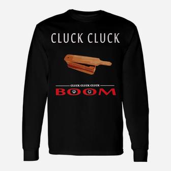Funny Turkey Hunting With A Turkey Call Unisex Long Sleeve | Crazezy