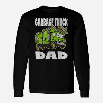 Garbage Truck Dad Vintage Father Monster Trucks Unisex Long Sleeve | Crazezy AU