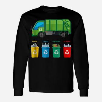 Garbage Truck T Shirt - Garbage Trucks Waste Management Unisex Long Sleeve | Crazezy