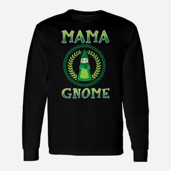 Garden Gnome Meditation Mama Gnome Yoga Unisex Long Sleeve | Crazezy AU