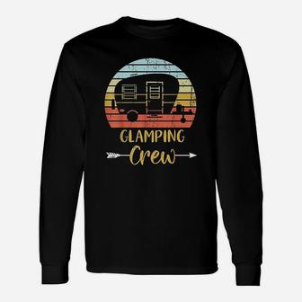 Glamping Crew Funny Matching Family Girls Camping Trip Unisex Long Sleeve | Crazezy AU