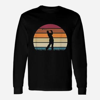 Golf Retro Golfing Golfer Sport Gift For Men Dad Uncle Unisex Long Sleeve | Crazezy