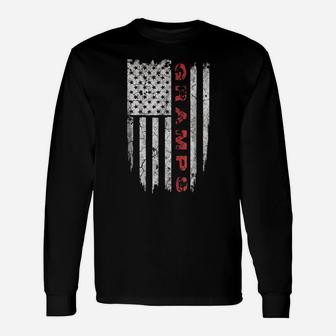 Gramps American Flag T-Shirt Grandpa Gifts Men Tee Shirts Unisex Long Sleeve | Crazezy UK