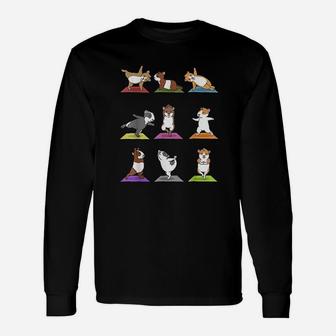 Guinea Pig Funny Guinea Pigs In Yoga Poses Unisex Long Sleeve | Crazezy UK