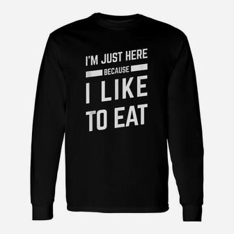 Gym Food Funny Workout Gift For Women Or Men With Saying Unisex Long Sleeve | Crazezy DE