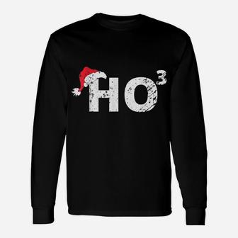 Ho3 Cubed Christmas Ho-Ho-Ho Math Teacher Funny Gift Ho-3 Unisex Long Sleeve | Crazezy