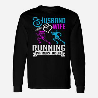 Husband And Wife Running Sweet Valentines Day 2018 Unisex Long Sleeve | Crazezy