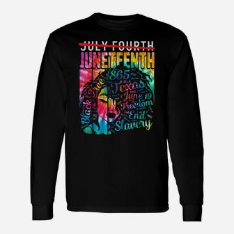 Juneteenth Freedom Day African American June 19Th 1965 Unisex Long Sleeve | Crazezy