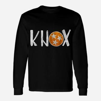 Knox Vintage Distressed Knoxville Tennessee Football Shirt Unisex Long Sleeve | Crazezy CA