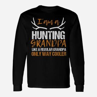 Mens Deer Hunting Grandpa Design, Deerhunter Unisex Long Sleeve | Crazezy