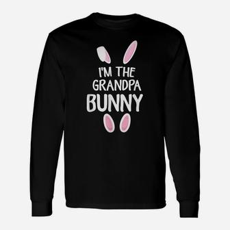 Mens I'm The Grandpa Bunny Grandfather Easter Day Unisex Long Sleeve | Crazezy