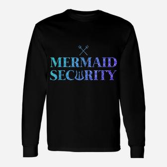 Merman Mermaid Security Unisex Long Sleeve | Crazezy AU